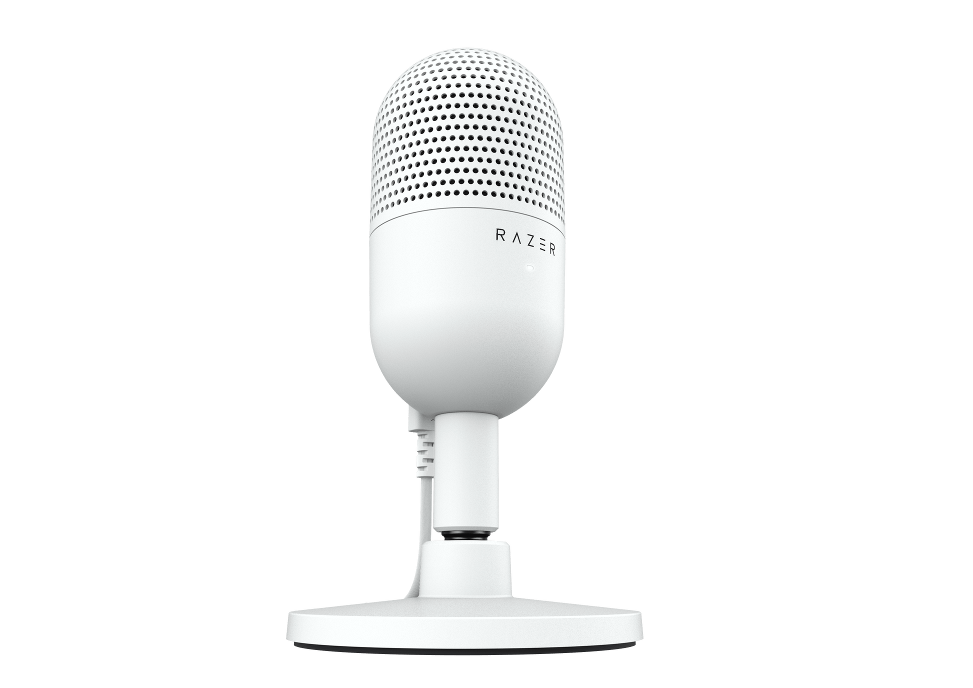 Seiren V3 Mini Ultra-Compact USB Microphone, Tap to Mute, White Edition