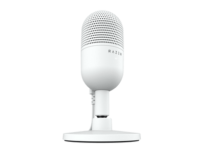 Seiren V3 Mini Ultra-Compact USB Microphone, Tap to Mute, White Edition