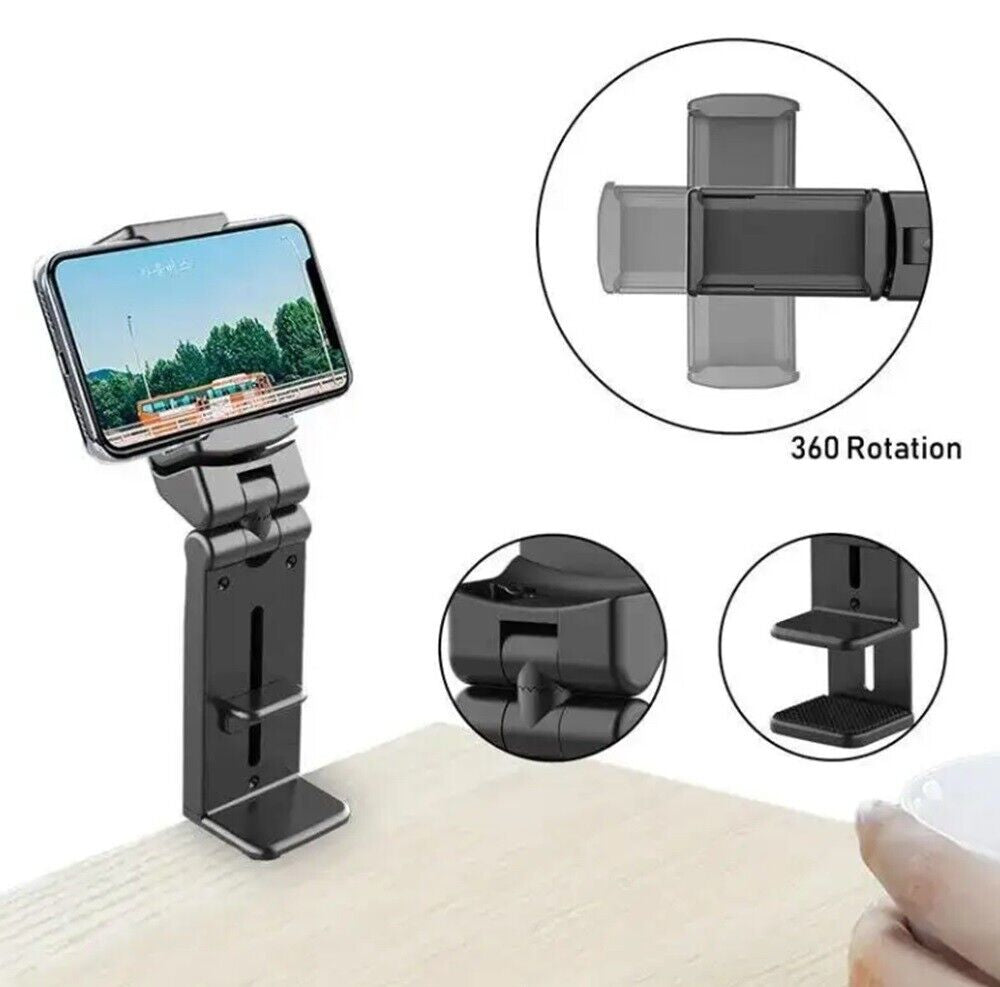Universal Travel Phone Holder – Airplane Seat, Luggage Handle, Desktop Mount