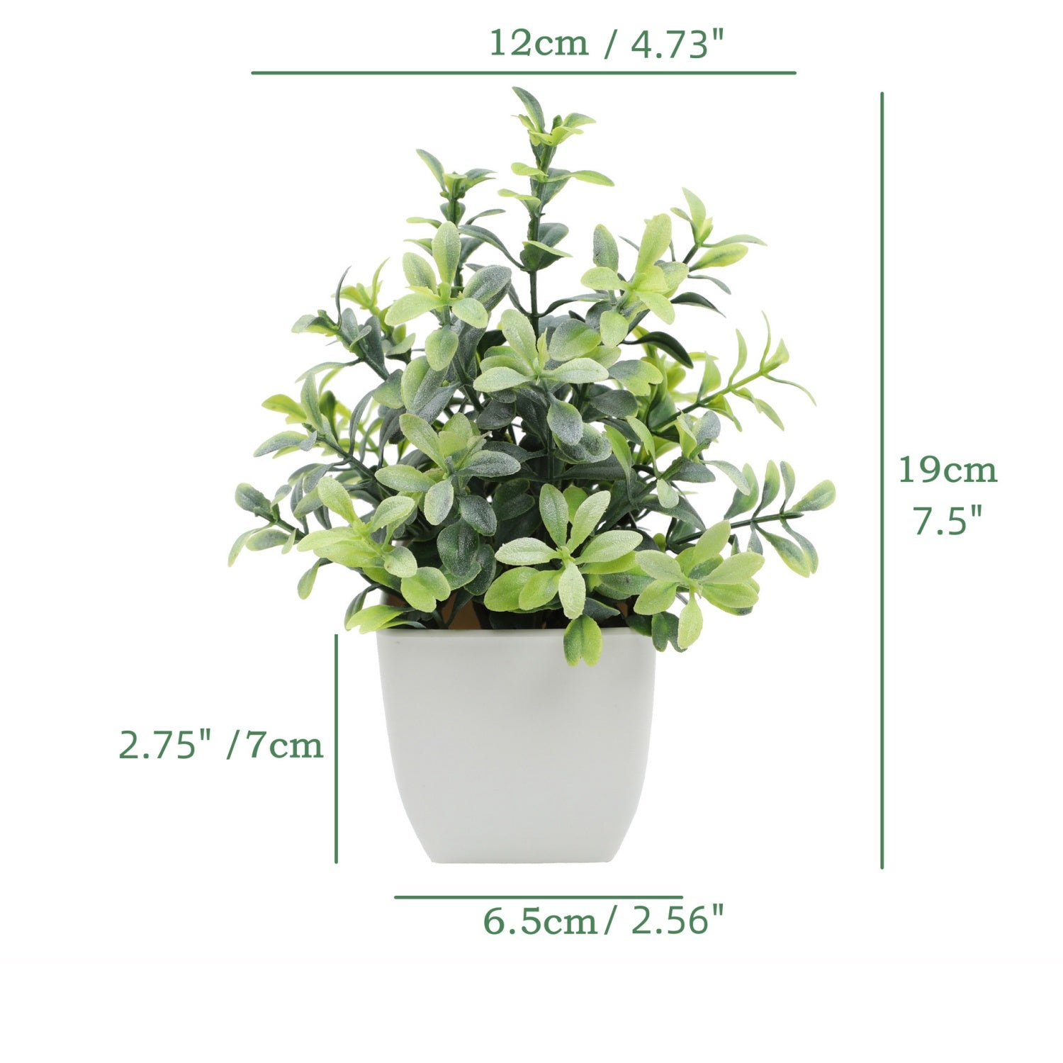 4Pcs Fake Plants Small Artificial Greenery Potted Plants Mini Simulation Eucalyptus for Home Office Table Decor