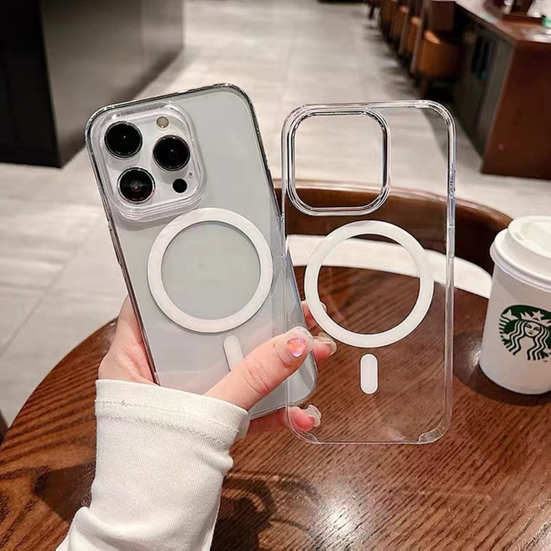 New Magnetic Transparent Phone Case