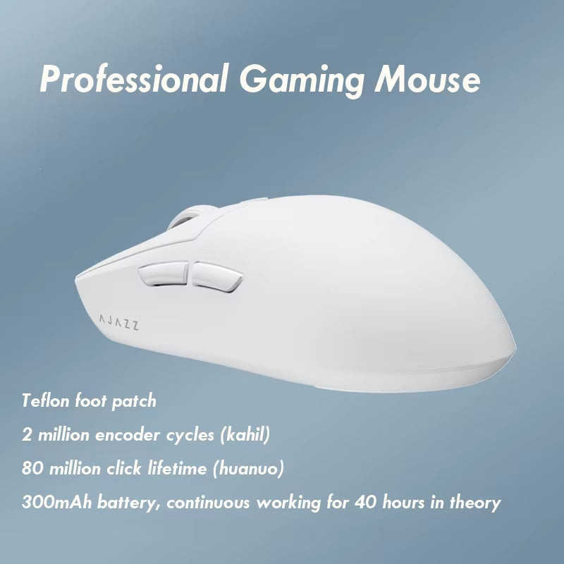 AJ139 Pro Wireless Mouse PMW3395 Gaming Chipset 26000Dpi Professional Gaming Mouse for PC