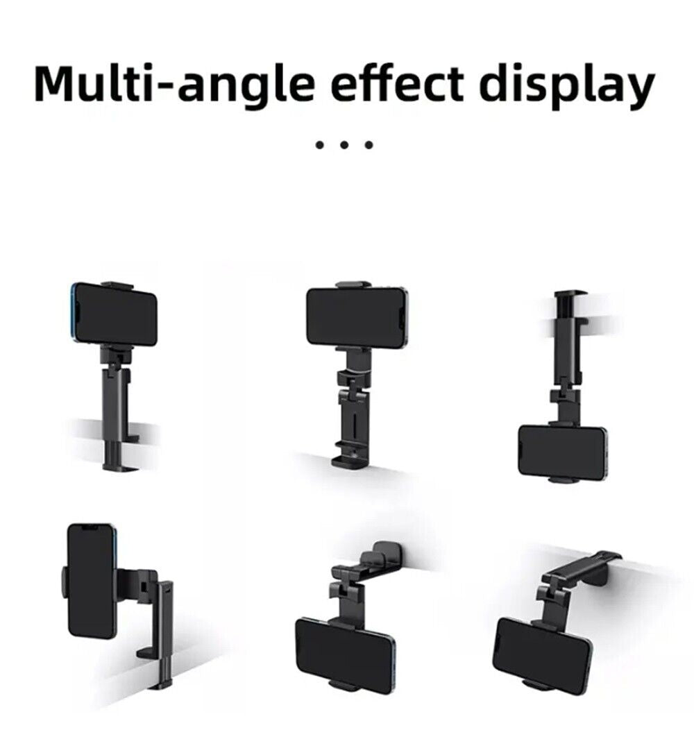 Universal Travel Phone Holder – Airplane Seat, Luggage Handle, Desktop Mount