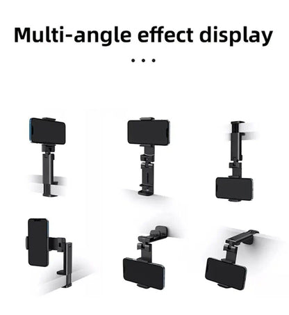 Universal Travel Phone Holder – Airplane Seat, Luggage Handle, Desktop Mount